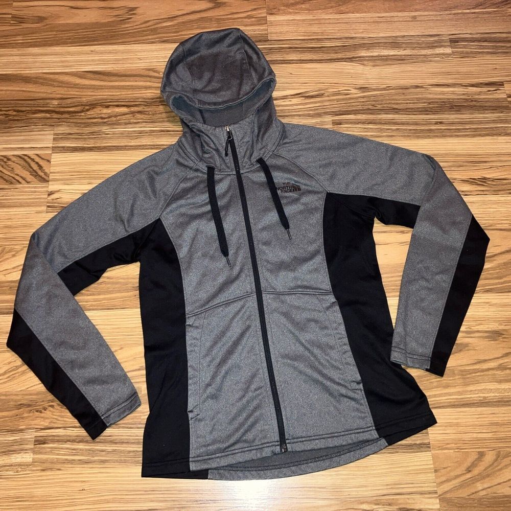 The North Face‎ Full Zip Hoodie Women's Size medium, Gray Fleece Active Jacket